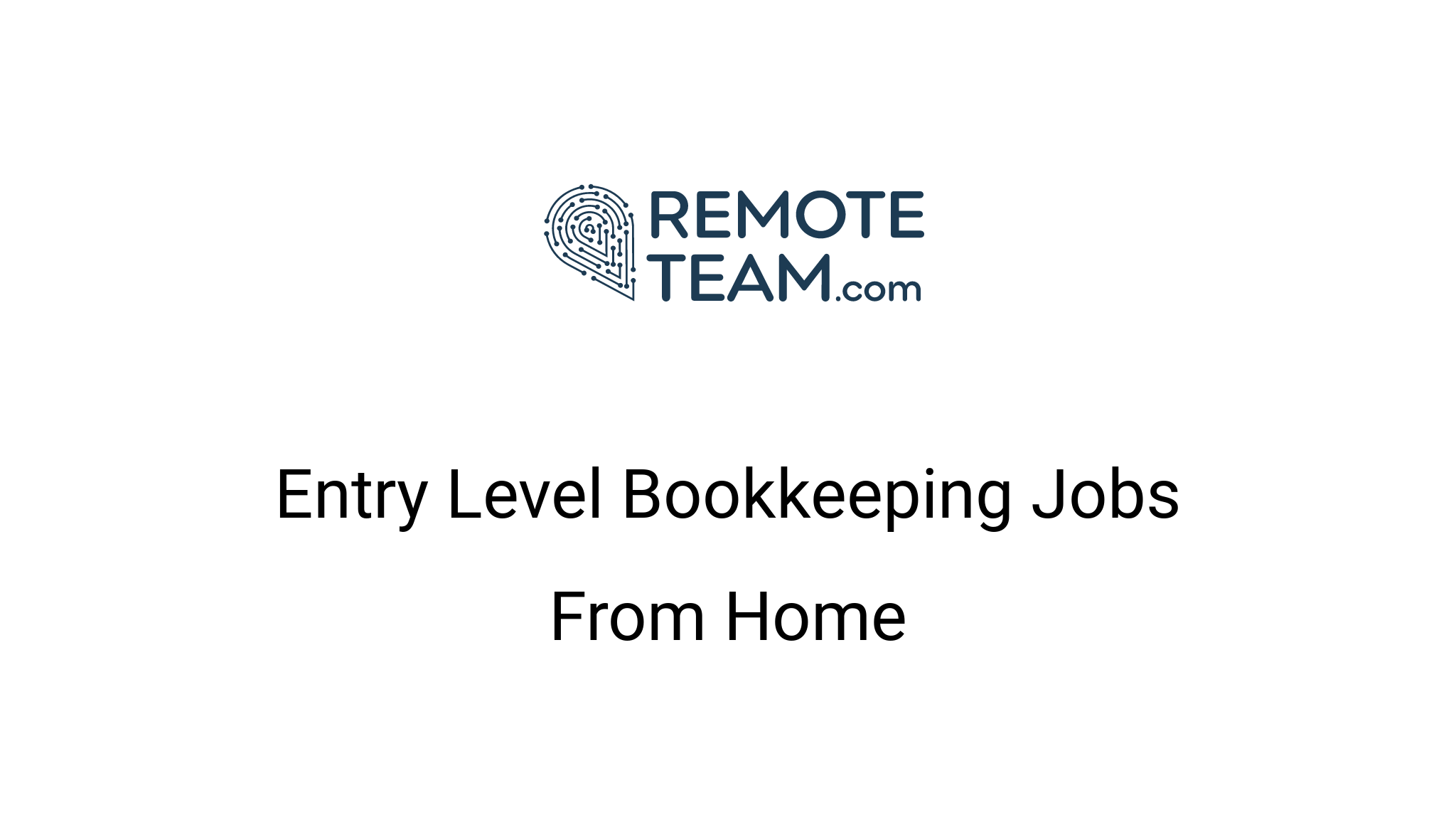 entry level bookkeeping jobs